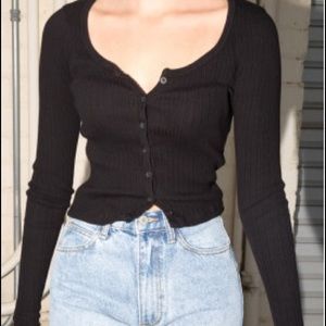 brandy long sleeve zelly top